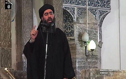 <p>Islamic State leader Abu Bakr al-Baghdadi<em> (Xinhua photo)</em></p>