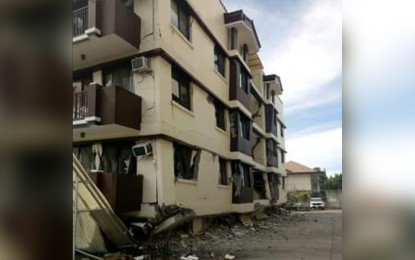 <p><strong>CONDO COLLAPSE.</strong> The Ecoland 4000 condominium in Davao City collapsed after a magnitude 6.5 earthquake jolted the city and nearby areas in October last year. The Department of Human Settlements and Urban Development is currently holding discussions with DMCI affiliate Urban Property Developers Inc. after it agreed to compensate its affected customers. <em>(Contributed photo)</em></p>