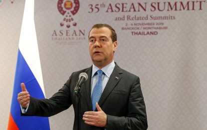 <p>Russian Prime Minister Dmitry Medvedev</p>