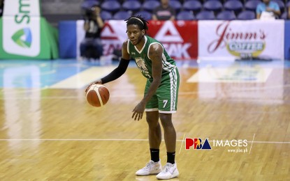 <p>Dyip's rookie CJ Perez <em>(PBA photo)</em></p>