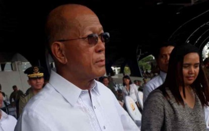 <p><strong>NOT KEEN ON ML EXTENSION.</strong> Department of National Defense Secretary Delfin Lorenzana says he is not inclined to recommend another extension of martial law in Mindanao. In an interview Monday (Nov. 11, 2019), Lorenzana says the enactment of a stronger Human Security Act is a more viable approach to curb terrorism in the country.<em> (PNA photo by Priam Nepomuceno)</em></p>