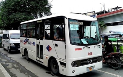 <p><strong>MODERN JEEPNEY. </strong> One of the 23 modernized jeepneys that started plying the Novaliches-Malinta route on Nov. 8, 2019. The modern jeepneys are part of the Duterte administration's Public Utility Vehicle Modernization Program (PUVMP). <em>(PNA photo by Severino Samonte)</em></p>
<p> </p>