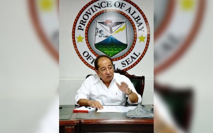 <p>Albay Governor Al Francis Bichara <em>(File photo)</em></p>