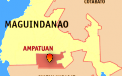 <p>Google map of Ampatuan town, Maguindanao province.</p>