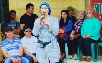 <p><strong>PRO MARTIAL LAW.</strong> Maguindanao Governor Bai Mariam Sangki-Mangudadatu believes martial law should continue in Maguindanao because this is what peace-loving Maguindanaons want. The governor expressed her desire for the extension of martial law in Mindanao for another more year on Tuesday (Nov. 12, 2019). <em>(Photo courtesy of Maguindanao PIO)</em></p>
