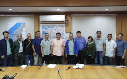 <p><strong>FLOOD MITIGATION COMMISSION.</strong> Dagupan City Mayor Brian Lim (6th from left) created the Dagupan City Flood Mitigation Commission which is tasked to create a 10-year masterplan to address the city's flooding problem. Lim acts as chairman with Engr. Joseph Lo as vice chairman. <em>(Photo courtesy of Liwayway Yparraguirre)</em><br /><br /></p>