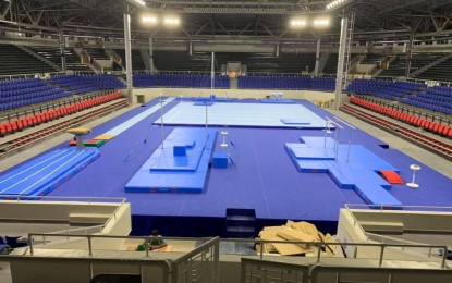 <p><strong>SEA GAMES VENUES</strong>. Photo shows the newly-renovated Rizal Memorial Coliseum that will be used as venue for gymnastics during the 30th Southeast Asian Games from Nov. 30 to Dec. 11, 2019. At least four sports facilities of the Rizal Memorial Sports Complex underwent major facelift for the biennial meet. <em>(Photo courtesy of PSC)</em></p>