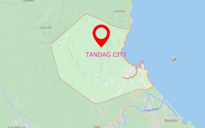 <p>Google map of Tandag City, Surigao del Sur.</p>