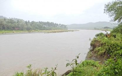<p><strong>FLOOD-PRONE.</strong> The Provincial Disaster Risk Reduction and Management Office (PDRRMO) of Aklan province closely monitors the water level of the Aklan River on Tuesday (Dec. 3, 2019) due to the rains brought by Typhoon Tisoy. The towns of Libacao, Madalag, Banga, Kalibo, Numancia, Lezo, and Malinao are flood-prone areas as they are near the river, said Galo Ibardolaza, Aklan PDRRMO head. <em>(Photo courtesy of Madalag MDRRMO)</em></p>