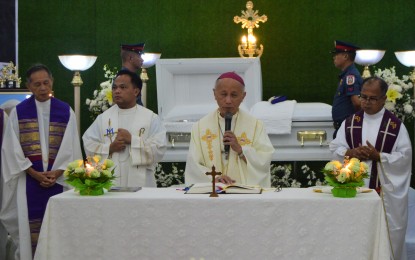 <p>File photo of Archbishop Antonio Ledesma.</p>