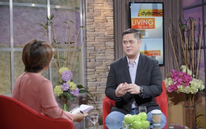 <p><strong>TRANSPARENT GOVERNMENT</strong>. Presidential Communications Operations Office (PCOO) Secretary Martin Andanar shares the reforms that are pushed by his office to promote the current administration's messages and programs to the public during an interview with Hope Channel on Tuesday (Dec. 3, 2019). Andanar said the PCOO's initiatives will make the government more "transparent." <em>(Photo courtesy of PCOO)</em></p>