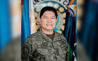 <p>Philippine Army (PA) commander, Lt. Gen. Gilbert I. Gapay.<em> (File photo)</em></p>
