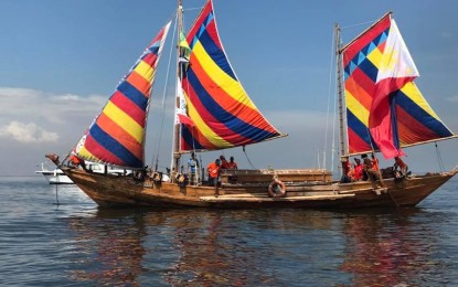 <p>A Balangay Boat <em>(Photo courtesy of Lawig Katawhan FB page)</em></p>