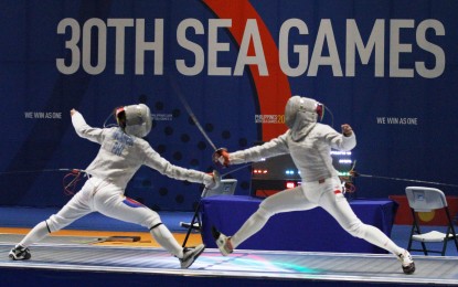 <p>Fencing at the 30th Southeast Asian Games hosted by the Philippines<em> (Contributed photo)</em></p>