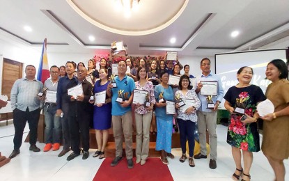 <p><strong>CITATION</strong>. A total of 55 municipalities from various provinces in the Caraga Region were recognized by the Department of Social Welfare and Development (DSWD) for their unwavering support to the agency’s programs and services to the people and communities in the area. The handing of plaques of appreciation and special awards was held last Thursday (Dec. 5, 2019) in Butuan City. (<em>Photo courtesy of DSWD-13 Information Office</em>) </p>
<p> </p>