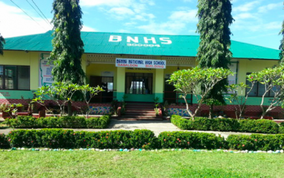 <p><strong>'MANO PO'</strong>. The Banna National High School in Banna, Ilocos Norte. Students here are being taught how to respect school visitors by taking their hand and saying "Mano po," which is a Filipino tradition. <em>(Photo courtesy of Banna National High School)</em></p>