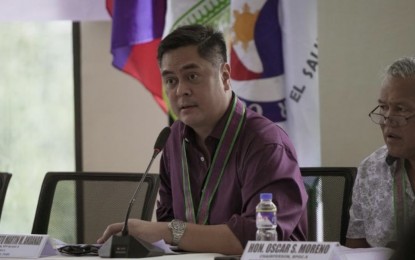 <p><strong>PEACE AND ORDER</strong>. Presidential Communications Operations Office (PCOO) Secretary Martin Andanar, during a 4th quarterly meeting in Misamis Oriental, held on Friday (Dec. 13), calls on Northern Mindanao Regional Task Force to End Local Communist Armed Conflict to help the government fight communism. Andanar believes that the national government is close to its objective to maintain peace and order in the country. <em>(Photo from PCOO)</em></p>
