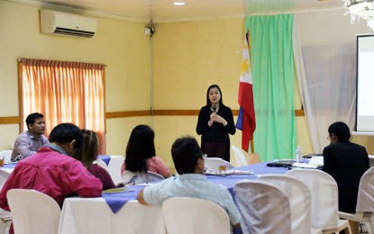 <p><strong>CONSULTATION.</strong> The Department of Tourism in Caraga Region, led by OIC Regional Director Mary Jean Camarin, is holding a two-day consultation workshop starting Monday (Dec. 16, 2019) to review and update the tourism masterplan of the region. The activity is attended by tourism officers in the provincial and municipal levels in Caraga, representatives from government line agencies, and the private sector.<em> (PNA photo by Alexander Lopez)</em></p>