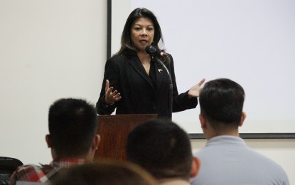 <p>Communications Undersecretary Lorraine Badoy<em> (File photo)</em></p>