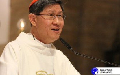<p>Manila Archbishop Luis Antonio Cardinal Tagle <em>(PNA file photo).</em></p>