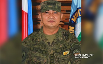 <p>Lt. Gen. Felimon Santos Jr., commander of the Eastern Mindanao Command and the next chief of the Armed Forces of the Philippines. <em>(PNA file photo)</em></p>