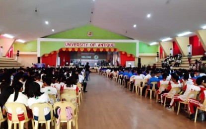 <p><strong>INTENSIFIED ELCAC DRIVE</strong>. The University of Antique main campus in Sibalom town is shown in a file photo hosting the Campus Peace and Development Forum facilitated by the provincial task force in 2019. The Task Force to End Local Communist Armed Conflict will be organized down to the barangay level this year to intensify the campaign for inclusive and sustainable peace.  <em>(Photo by Annabel Consuelo J. Petinglay)</em></p>