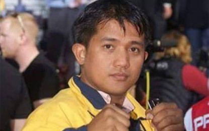 <p><strong>COUNTRY’S TOP PROMOTER</strong>. Brico Santig, owner of Highland Boxing Promotions, was named by BoxRec as the Philippines’s top promoter for 2019. Highland staged 12 boxing promotions, including six title flights, last year. <em>(Photo from Brico Santig FB account)</em></p>