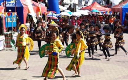 <p><strong>PARADA NG LAHI.</strong> The Department of Education (DepEd) Antique Division school principals and teachers participate in the Parada ng Lahi of the Binirayan Festival last Dec. 28, 2019. The festival is proposed to be held during April or May to allow more Antiqueños to witness and participate. <em>(PNA photo by Annabel Consuelo J. Petinglay)</em></p>