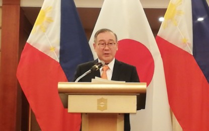 <p><strong>COOPERATION</strong>. Foreign Affairs Secretary Teodoro Locsin Jr. delivers a speech after his bilateral meeting with Japanese Foreign Minister Motegi Toshimitsu in Makati on Thursday (Jan. 9, 2020). They vowed to increase cooperation in maintaining peace and stability as well as upholding the rule of law in Asia. <em>(PNA photo by Joyce Ann L. Rocamora)</em></p>