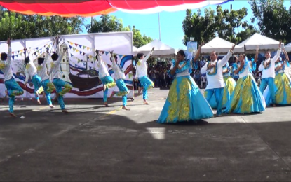 <p><strong>STREET-DANCING.</strong> Street dancers in their colorful costumes perform during the closing ceremony of the 263rd Bataan Foundation Day in Balanga City, Bataan on Saturday (Jan. 11, 2020). It is one of the highlights of the week-long celebration of province’s foundation day. <em>(Photo by Ernie Esconde)</em></p>