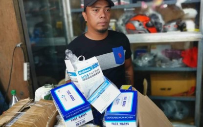 <p><strong>HELP FROM RIDERS</strong>. Vince Villar, an Albay broadcaster and motorcycle rider, says he and fellow riders will personally deliver 3,000 face masks and food items to Batangas residents affected by the Taal volcano eruption. He said on Wednesday (Jan. 15, 2020) that their group will leave this coming Saturday. <em>(Photo courtesy of Vince Villar)</em></p>