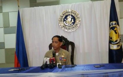 <p>PN flag-officer-in-command Vice Admiral Robert Empedrad. <em>(PNA photo by Priam Nepomuceno)</em></p>