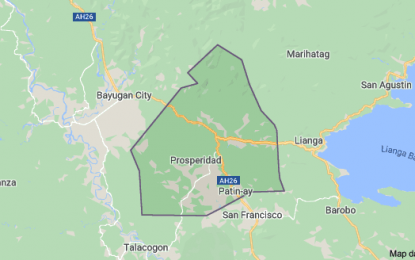 <p>Google map of Prosperidad, Agusan del Sur</p>
