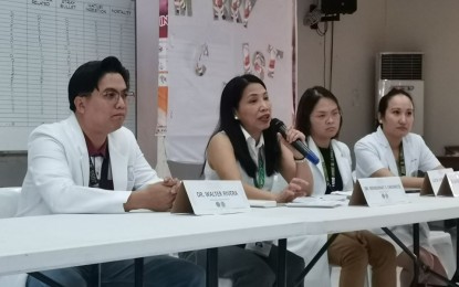 <p><strong>CORONAVIRUS PREPAREDNESS</strong>. Officials of the Jose B. Lingad Memorial Regional Hospital (JBLMRH) in the City of San Fernando, Pampanga led by Dr. Monserrat Chichioco II (2nd from left) and Dr. Walter Rivera (extreme left) discuss preparedness measures against the novel coronavirus (2019-nCoV), during an orientation on Thursday, Jan. 23, 2020. Chichioco said the hospital has medical personnel who underwent training in handling any virus outbreak. <em>(Photo courtesy of the provincial government of Pampanga</em></p>