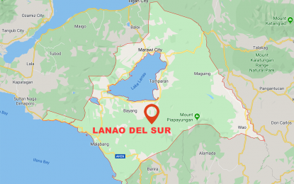 <p>Google map of Lanao del Sur province.</p>