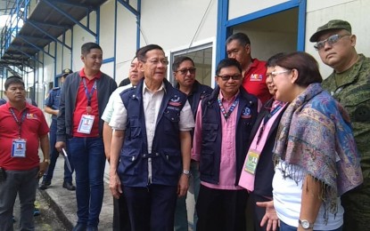 <p><strong>PROPOSED QUARANTINE HUB</strong>. Health Secretary Francisco Duque visits the Mega Drug Abuse Treatment and Rehabilitation Center (Mega DATRC) at Fort Magsaysay, Palayan City, Nueva Ecija on Wednesday, February 5, 2020. The facility is a proposed quarantine site for returning Filipinos from China.<em> (Photo by Marilyn Galang)</em></p>