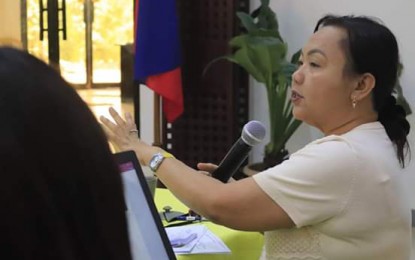 <p><strong>PREPAREDNESS.</strong> Province of Dinagat Islands Gov. Arlene 'Kaka' Bag-ao issues an executive order Wednesday (Feb. 5, 2020) to implement measures to prevent the entry of nCoV in the province. The governor also calls on residents not to panic and for government agencies to pool resources to meet the challenge posed by the contagious disease.<em> (Photo courtesy of PDI Provincial Information Office)</em></p>
