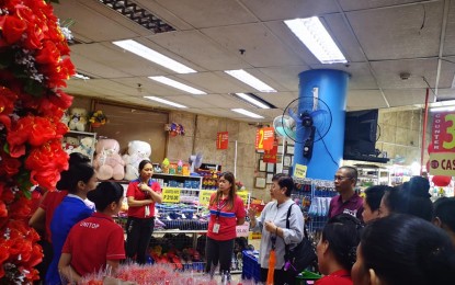 <p><strong>UNTRUE.</strong> Health officials of the Iloilo City government conduct on Saturday (Feb. 8, 2020) an interview with Unitop General Merchandise, Inc. management to confirm the messages spreading on the alleged novel coronavirus symptoms being felt by one of the store's owners. Iloilo City Mayor Jerry Treñas slammed the circulating messages and sought an investigation into the fake news. <em>(Photo courtesy of Dr. Roland Jay Fortuna)</em></p>