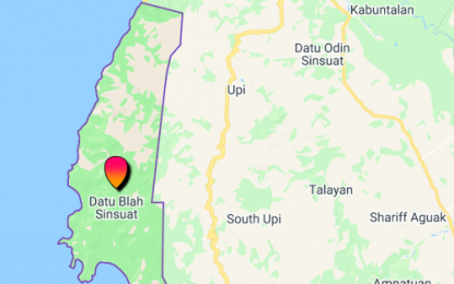 <p>Google map of Datu Blah Sinsuat, Maguindanao province.</p>