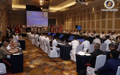 <p><strong>WESTERN PACIFIC NAVAL WORKSHOP. </strong>Representatives from navies of 23 countries convene in this year's workshop ahead of the Western Pacific Naval Symposium (WPNS), at the Makati Shangri-La Hotel on Tuesday (Feb. 11, 2020). The WPNS 2020 is anchored on the theme, “Effective Ocean Governance for Regional Partnership and Stability".<em> (Photo courtesy of Naval Public Affairs Office)</em></p>