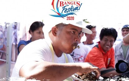 <p><strong>BANGUS FESTIVAL 2020.</strong> The bangus (milkfish) eating contest is among the activities held as part of the celebration of Dagupan City's Bangus Festival. Preparations for the yearly event, which is set on April 20-May 1, 2020 is in full swing, but city Mayor Marc Brian Lim said they would cancel this year's event if necessary amid the threat of the coronavirus disease 2019. <em>(Photo from the Dagupan Bangus Festival Facebook page)</em></p>