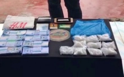 <p><strong>CONFISCATED.</strong> The PHP3.4-million worth of shabu seized from suspect Nadzmie Ameril, a passenger van driver, during a drug buy-bust operation in Datu Odin Sinsuat, Maguindanao on Thursday (Feb. 13, 2020). The suspect was collared after two weeks of surveillance by anti-narcotics agents. <em>(Photo courtesy of PDEA-BARMM)</em></p>