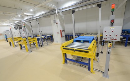 <p><strong>COLD STORAGE FACILITY</strong>. ORCA Cold Chain Solutions inaugurated the Philippines’ first-ever fully automated cold storage facility in Bagumbayan, Taguig City on Feb. 5, 2020. The multi-billion-peso ORCA facility in Taguig, has state-of-the-art technologies that allow increased efficiency in the storage and retrieval of pallets in the facility while ensuring minimal human interaction in order to limit pilferage, contamination, and spoilage. (<em>Photo courtesy of the Taguig Public Information Office</em>) </p>