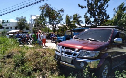 <p><strong>AMBUSHED</strong>. Incumbent city councilor Alex Tizon of Bayawan City, Negros Oriental was shot dead Tuesday morning, Feb. 18, 2020. He was driving his Isuzu Sportivo (shown in photo) when riding in tandem suspects shot him dead in Barangay Villarreal of the southern Negros Oriental city. <em>(Photo courtesy of the Negros Oriental Provincial Police Office)</em></p>