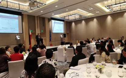 <p><strong>SERVING THE LESS PRIVILEGED.</strong> Project Forth Coordinator Robert Wagenaar speaks during the opening of the second transnational training of trainers meeting held in a hotel in Iloilo City on Monday (Feb. 17, 2020). The country, with the support of the European Union, is going to craft a curriculum for the Master Program of teachers assigned in challenged areas. <em>(PNA photo by Perla G. Lena)</em></p>