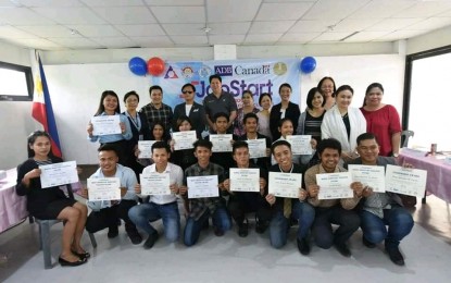 <p><strong>JOBSEEKERS.</strong> JobStart trainees in Tacloban City get their certificates after completing the Life Skills Training. The Department of Labor and Employment in Eastern Visayas announced Tuesday (Feb. 18, 2020) that JobStart will be launched in Catarman, Northern Samar. <em>(Photo courtesy of Tacloban City government)</em></p>
