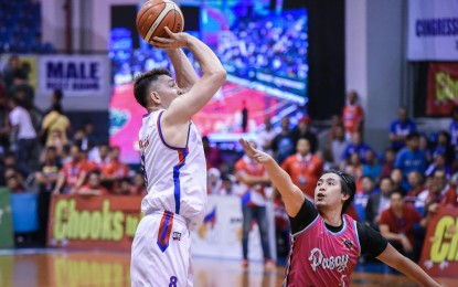 <p>San Juan Knight's John Wilson (<em>Photo courtesy of MPBL)</em></p>