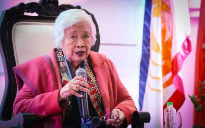 <p>Education Secretary Leonor Magtolis Briones</p>