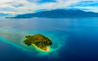 <p>The Pujada Bay in Mati City, Davao Oriental. <em>(PNA file photo)</em></p>