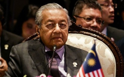 <p>Malaysia's Prime Minister Mahathir Mohamad</p>